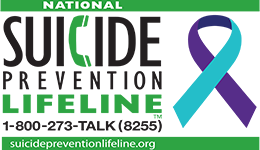 Suicide Prevention hotline web-safe image. 1-800-273-TALK