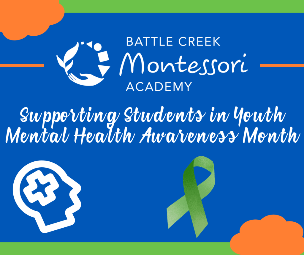 Web-Safe Graphic for Supporting Students for Youth Mental Health Awareness Month at BCMA