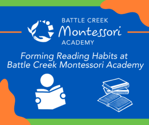 Web-Safe Graphic for Forming Reading Habits at Battle Creek Montessori Academy Graphic.
